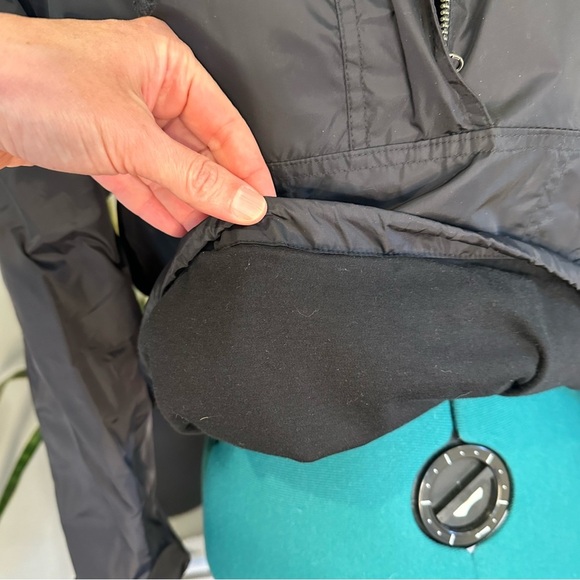 Old navy windbreaker top Vintage Windbreakers anorak black - Picture 12 of 15